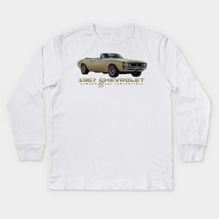 1967 Chevrolet Camaro SS 350 Convertible Kids Long Sleeve T-Shirt